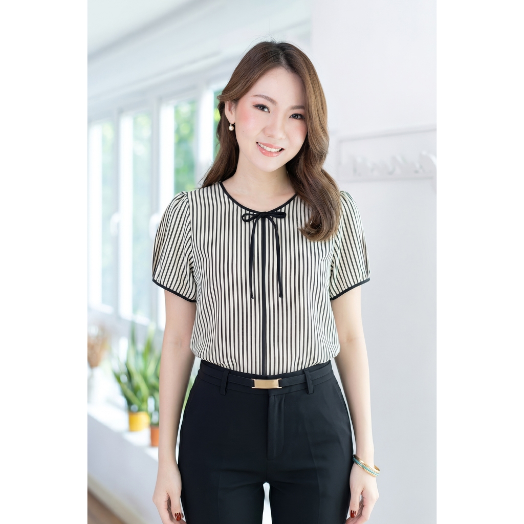 Narinari : MT1556 Bow Blouse