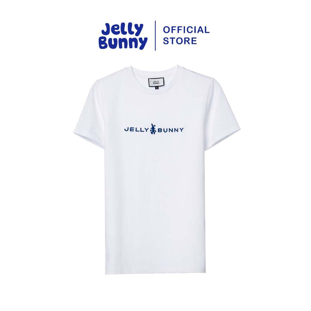 JELLY BUNNY เสื้อยืดแขนสั้นปักโลโก้ รุ่น B26SGWD009 WHITE