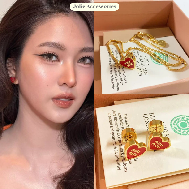 (M17 M18) สร้อยคอ ต่างหู M มาใหม่ขายดี งานสวย ลัคชูสุดๆ
