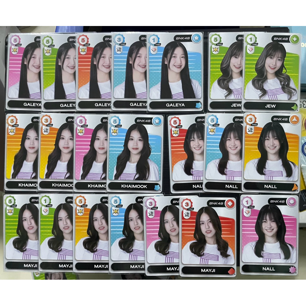 BNK48 STAGE BATTLE CARD GAME Common รุ่น 5