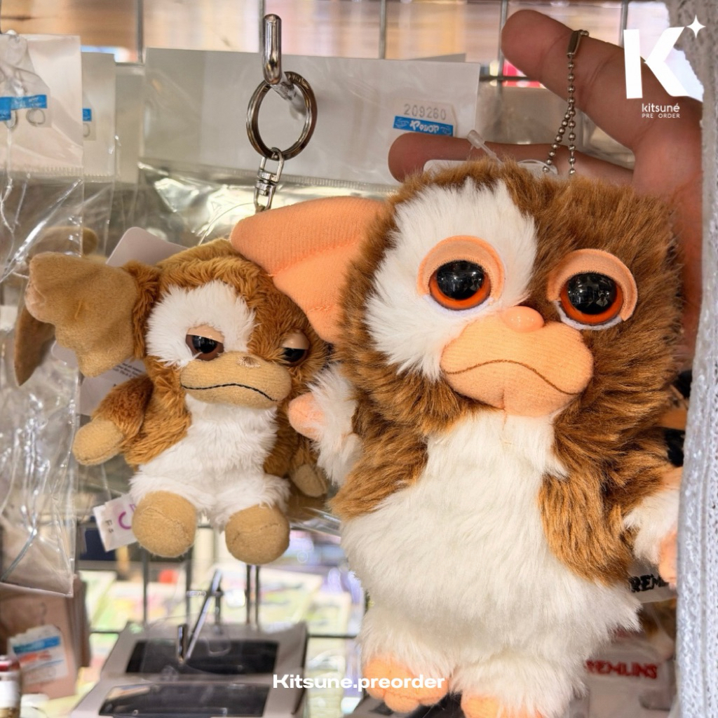 พรีส่ง1ต.ค. พวงกุญแจ Gremlins Gizmo เกรมลินส์ ของแท้ จากญี่ปุ่น มีรอบบินทุกเดือน