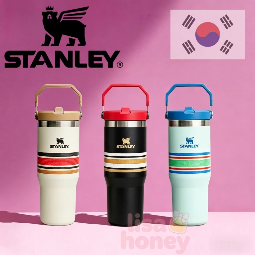 ส่งฟรี Stanley IceFlow 30oz ของแท้ 100% จากเกาหลี Official แก้วน้ำสแตนเลส ไม่รั่วซึม