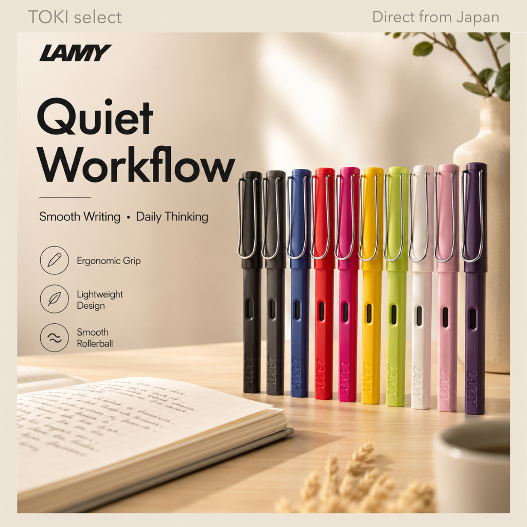 LAMY safari Rollerball Pen Ergonomic Grip Lightweight German Design Smooth Writing Premium Daily Pen