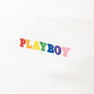 PLAYBOY รุ่น PRIDE SHOPPING BAG (GWP) กระเป๋าสะพายช้อปปิ้งทรงโท้ท รหัส ST-F262PB013-WH สี ECRU