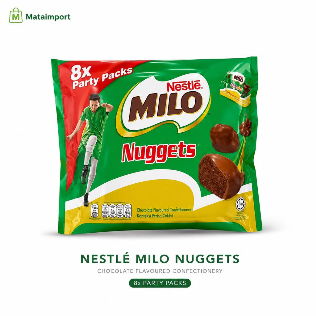 ไมโลนักเก็ตแพ็คใหญ่ Milo Nuggets บรรจุ 8 ห่อเล็ก
