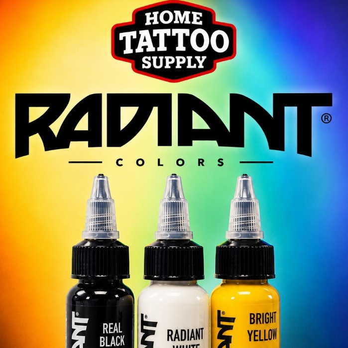 สีสัก Radiant Ink แท้ 100% หมึกสักตัว USA ขนาด 1 oz. (เรเดียนท์ อิงค์)