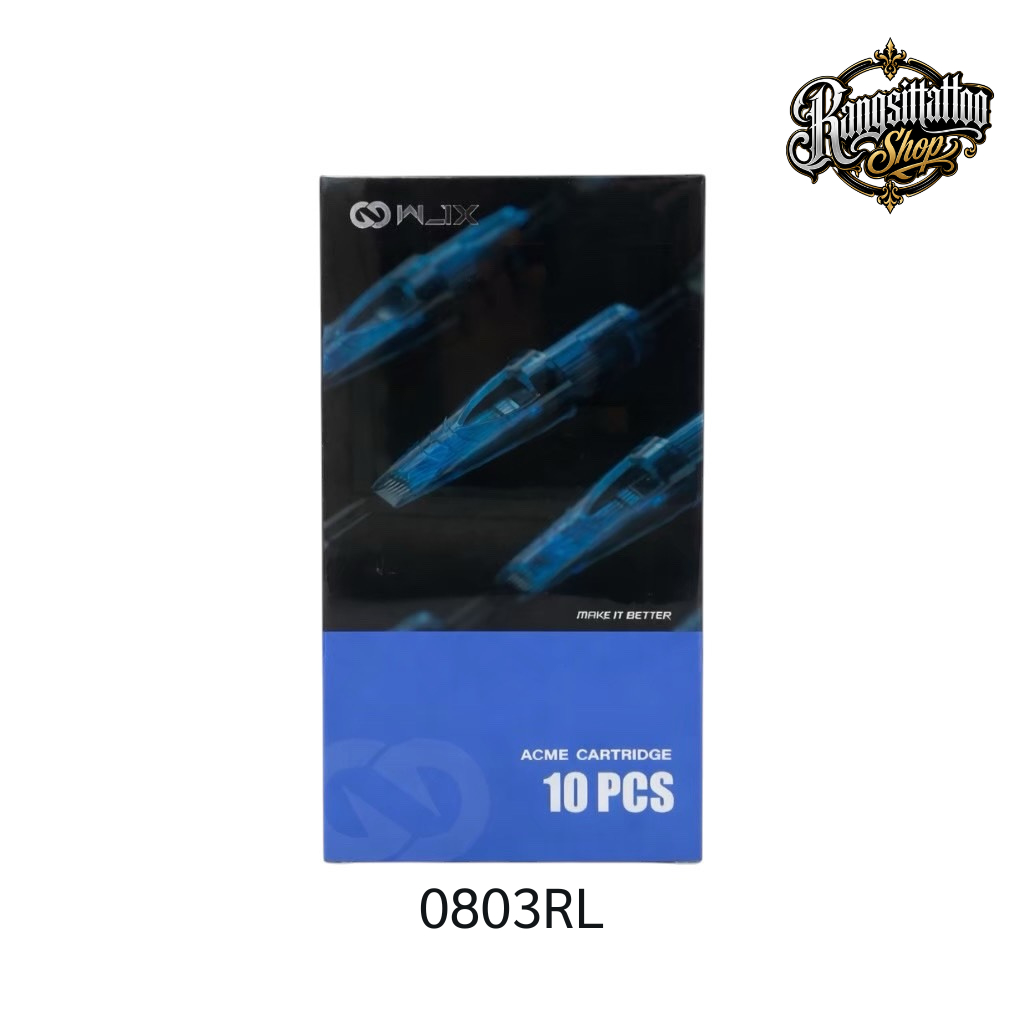เข็มสักตลับ WJX Cartridge RL RM Tattoo Cartridge Needle ของแท้ 10ชิ้น/กล่อง