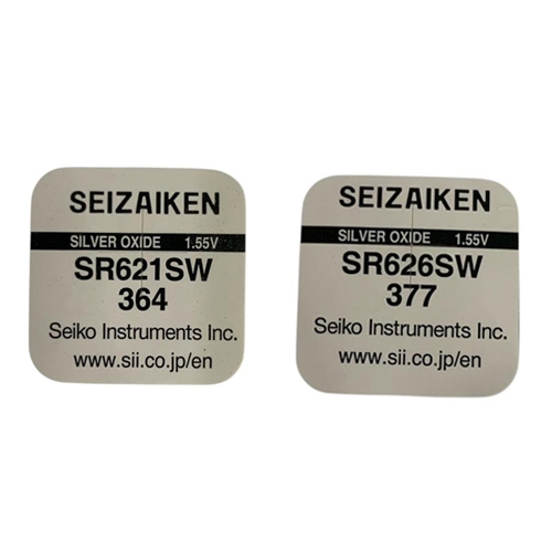 ถ่านกระดุม Seizaiken SR621SW,SR626SW / 364,377 แบ่งจำหน่าย แบบ 1 ก้อน,5 ก้อน