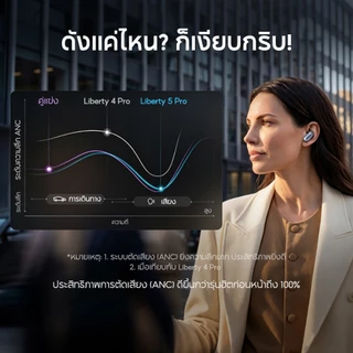[NEW]ANKER Soundcore Liberty 5 Pro หูฟังบลูทูธ รองรับแปลภาษา AI ANC 4.0 ตัดเสียงรบกวน Earbuds หูฟัง Thus™ AI Chip D1203