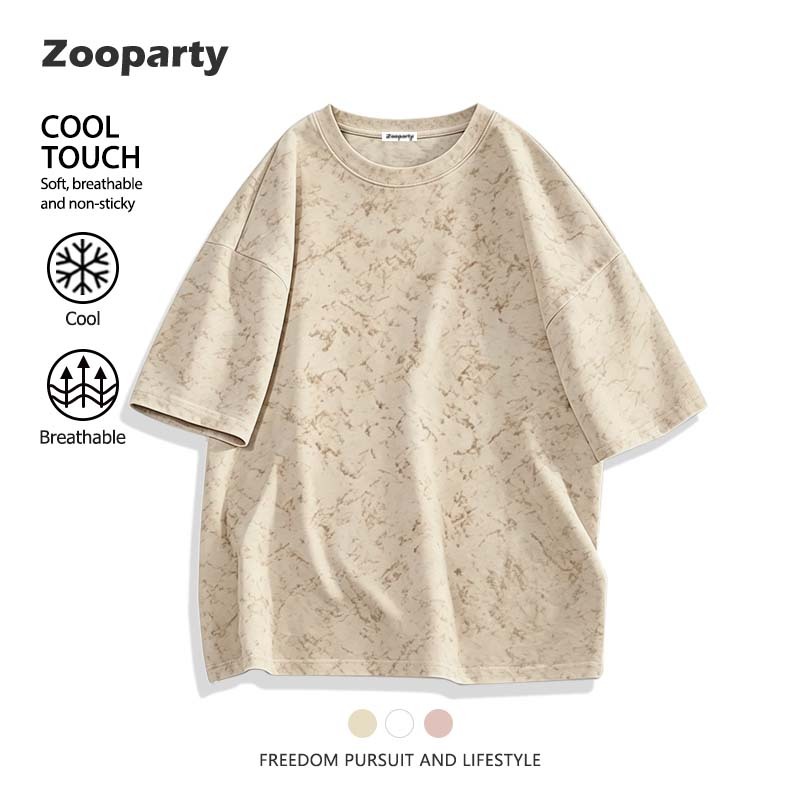 เสื้อมัดย้อม เสื้อยืดผู้หญิงแฟชั่น ทรง Oversize สวยสุด เรียบง่าย แฟชั่น สวมใส่สบาย(พร้อมส่ง)
