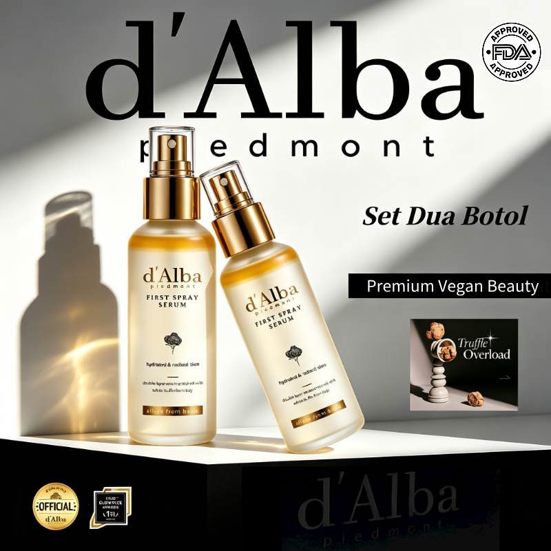 [แพ็คคู่] d'Alba White Truffle First Spray Serum 100ML x2 Bundle Set d'Alba ไวท์ทรัฟเฟิล เฟิร์สสเปรย์ เซรั่ม