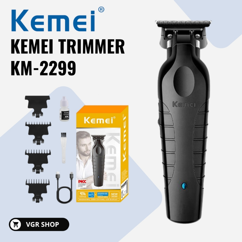 KEMEI ปัตตาเลี่ยนตัดผม รุ่น KM-2299 ตัว Trimmer รอบหมุน 7500RPM พร้อมส่งจากไทย