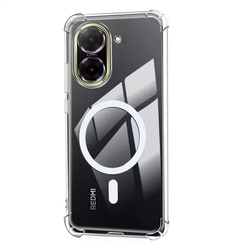 Case แม่เหล็ก เคสใสแข็ง สำหรับ Xiaomi Redmi Note14 ชาร์จไร้สาย