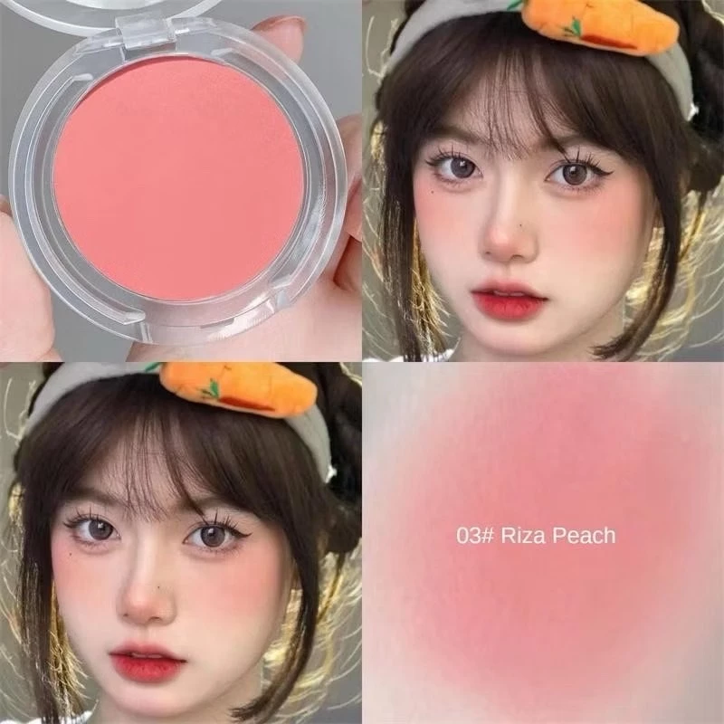 บลัชออนปัดแก้ม เนื้อแมตต์ เนื้อฝุ่น เนื้อดี สีสวย พิกเม๊นท์แน่นๆ thumbnail 5