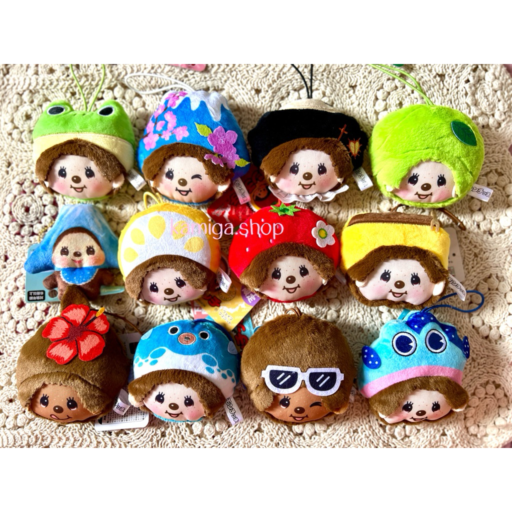 🎌 Set 3 📿👜 Monchhichi พวงกุญแจประจำจังหวัดของญี่ปุ่น 🇯🇵