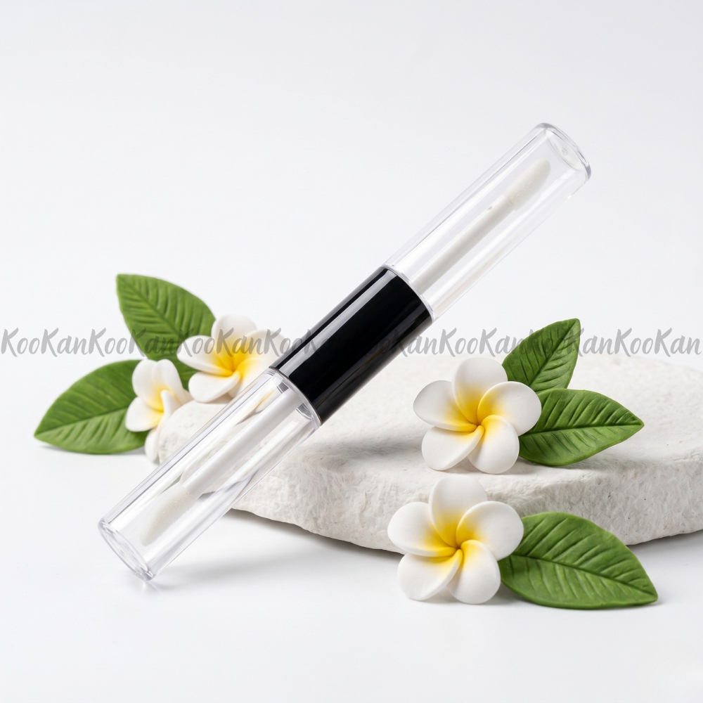 พร้อมส่ง หลอดลิป หลอดคอนซิลเลอร์ หลอดเครื่องสำอาง สองด้าน ขนาดด้านละ 5 ml