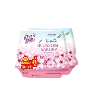[1 แถม 1] King's Stella (คิงส์สเตลล่า) Into Nature Gel เจล น้ำหอมปรับอากาศ หอมยาวนาน 30 วัน 180g