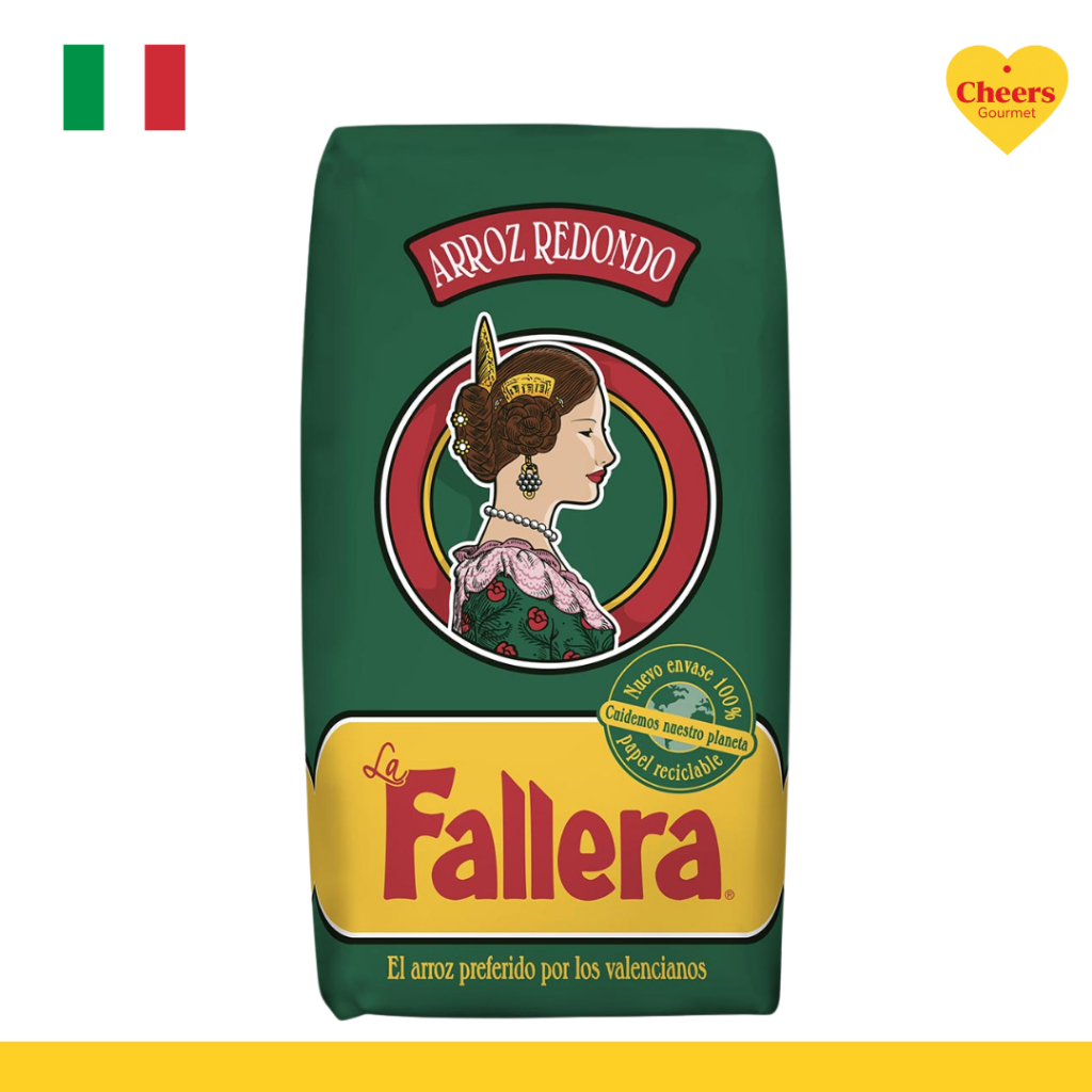 Paella Rice Arroz Redondo from Spain La Fallera l ลา ฟาเญลา ข้าวพันธุ์สเปนชนิดเม็ดกลม 1kg.