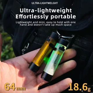 ไฟฉายพกพา สำหรับแค้มป์ปิ้ง LED ไฟแรง 350lm ชาร์จ USB มีแม่เหล็ก ติดหมวกได้ ใช้กลางคืนสะดวก