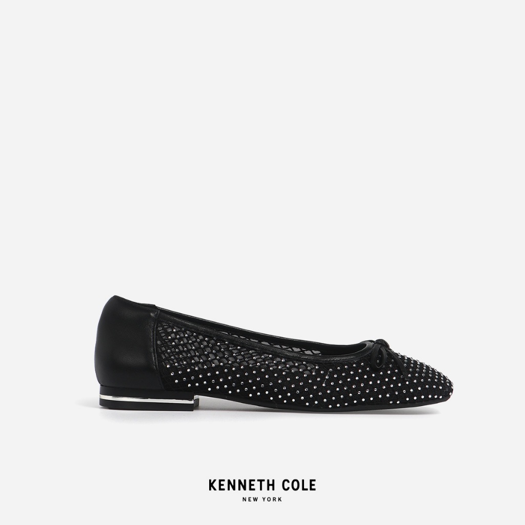 KENNETH COLE รองเท้าส้นแบนผู้หญิงรุ่น LUMI BALLERINA Black สีดำ ( FLT - KF14245ME-001 )