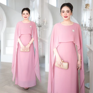 6397::ชุดเดรสราตรีผ้าชีฟองทั้งตัว ผู้หญิง Lady เสื้อผ้า Women Clothing ชุด dinner