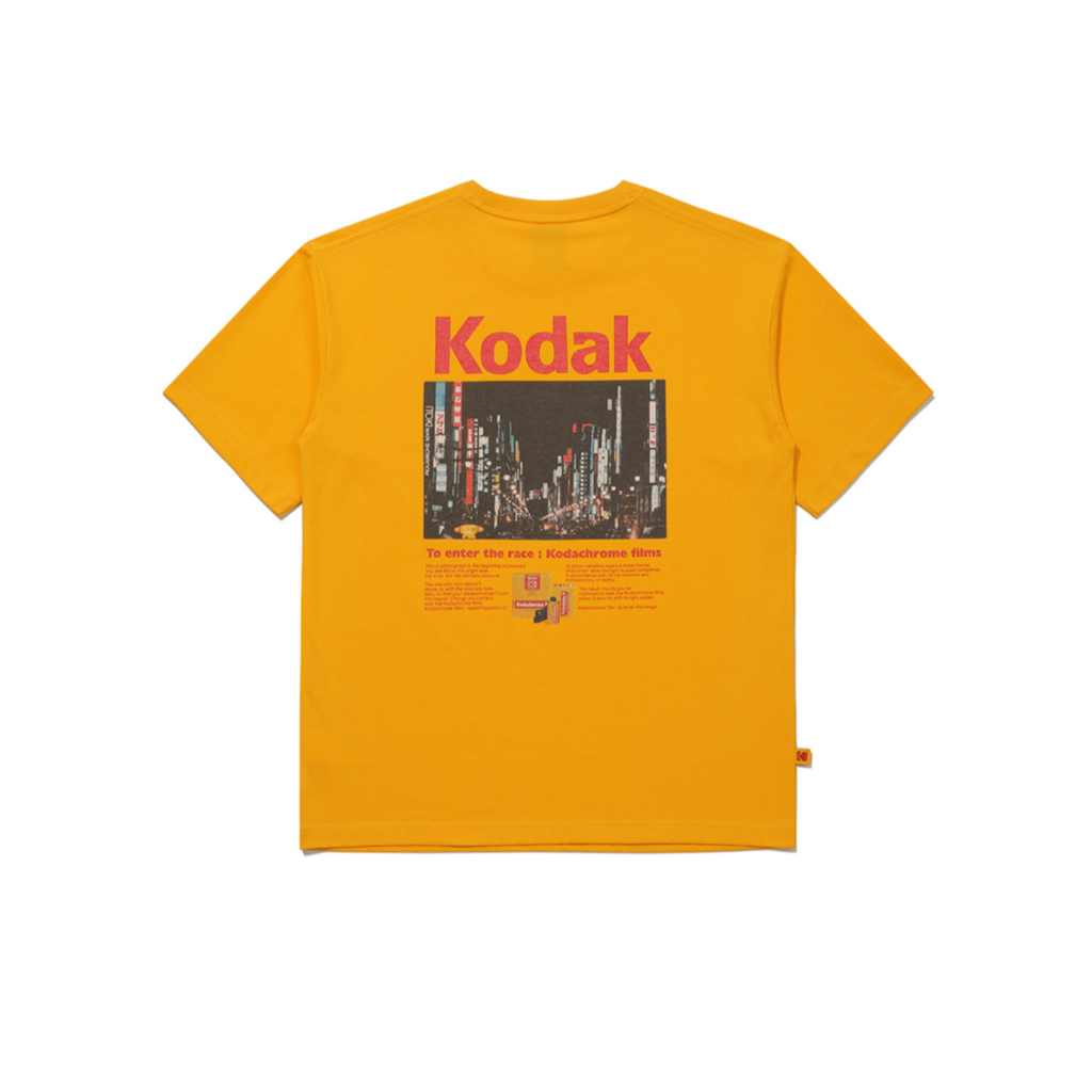 เสื้อยืดโกดัก Kodak TShirt รุ่น K6223XRS91 สีเหลือง ของแท้ 100% พร้อมส่ง
