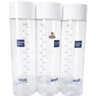 Super Lock ขวดน้ำ 1000ml มีสเกลบอกระดับน้ำ ฝาปิดแน่น พกพาง่าย ขวดน้ำสายสุขภาพ