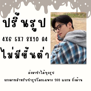 จัดส่งทันที ปริ้นรูป 4x6 5x7 6x8 A6 A5 A4 กระดาษโฟโต้ กึ่งด้าน (มีส่งทันที , ส่งด่วน) รับงานเร่ง