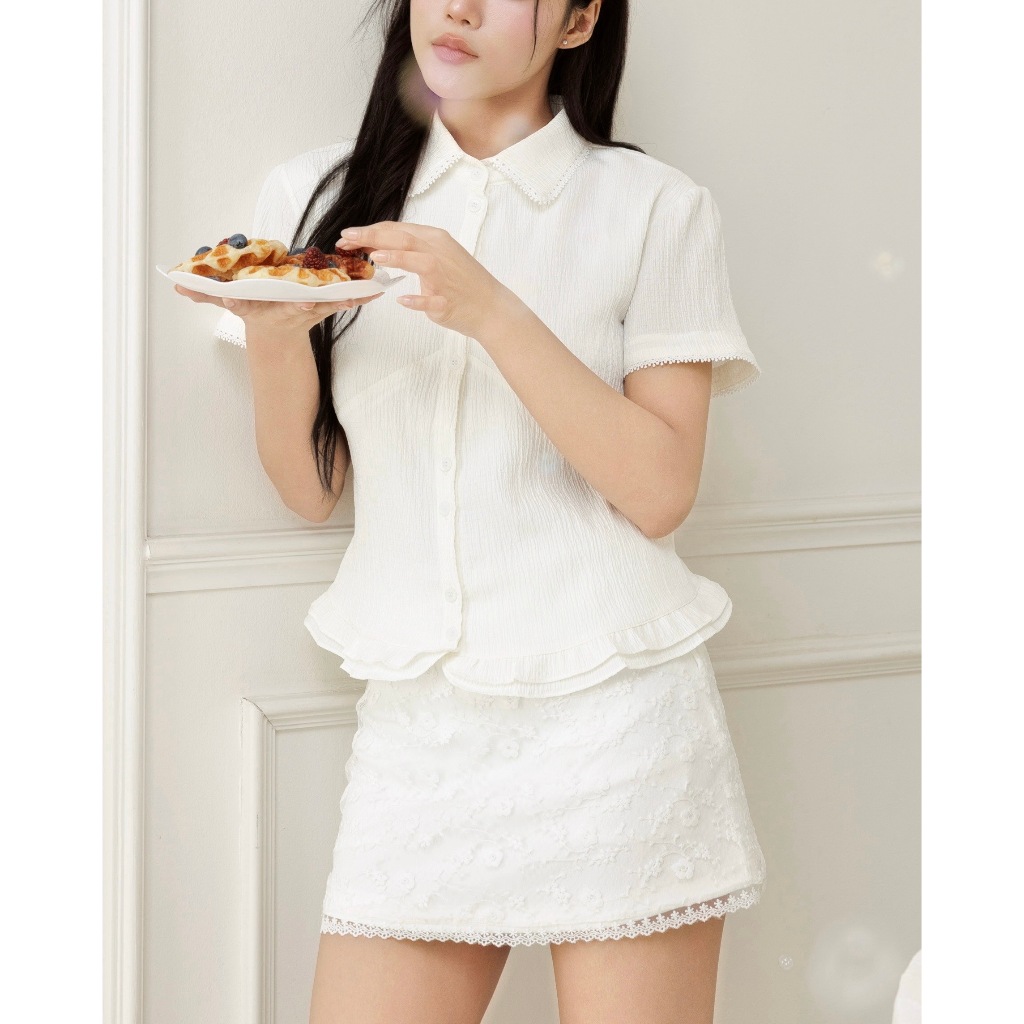 COZME BKK Jubiline shirt เสื้อเชิ้ตแขนสั้น พร้อมส่ง 4 สี