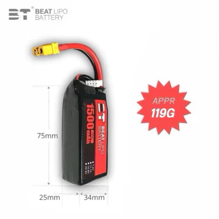BT Lipo 3s 11.1V 1500mAh 35c