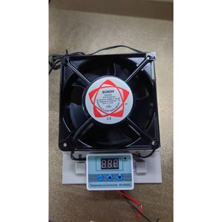 ชุดระบายความร้อน invertor กันแมลง พร้อมพัดลม ความคุมตามอุณหภูมิ