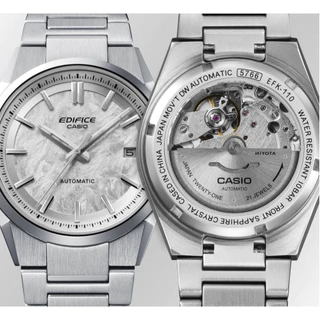 New CASIO Edifice Automatic EFK EFK-110 EFK-200 38 มม. กระจกแซฟไฟร์ ประกันศูนย์ Cmg 1 ปี