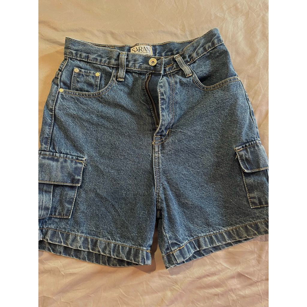 (ปล่อยต่อ)Saran jeans cargo ขาสั้น