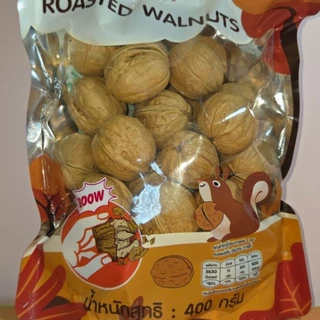 วอลนัทอบพร้อมทาน 400g ถั่ววอลนัทเต็มเมล็ด อบหอม กรอบ มัน ธรรมชาติ