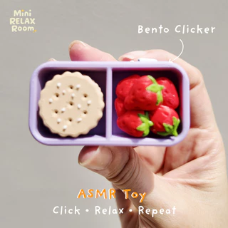🍱Bento Clicker ASMR ของเล่นกดคลายเครียด เสียงคลิกเพลิน ฟิดเจ็ตจิ๋ว ลายข้าวกล่องญี่ปุ่นน่ารัก
