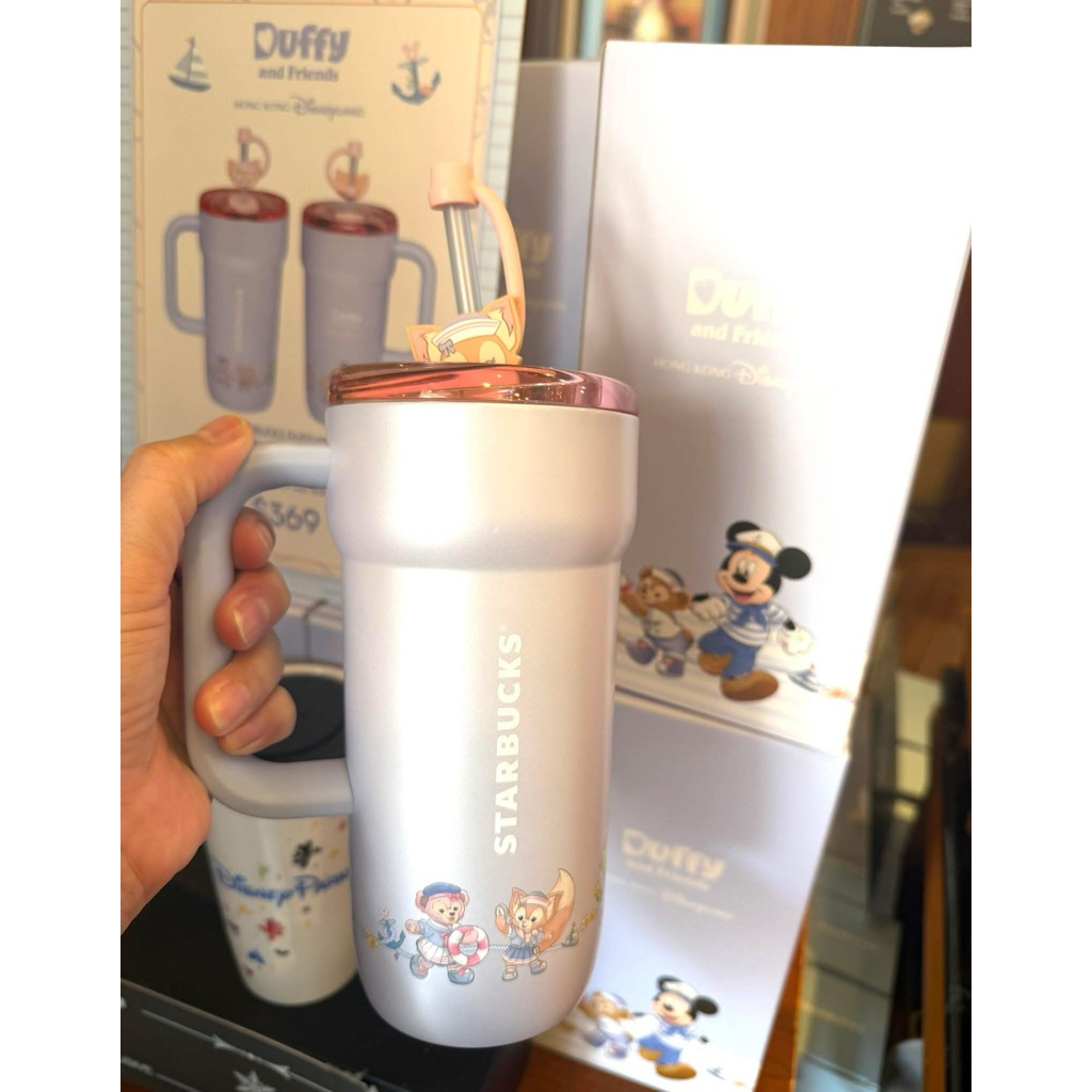 พร้อมส่ง แก้ว duffy and friend HK disneyland