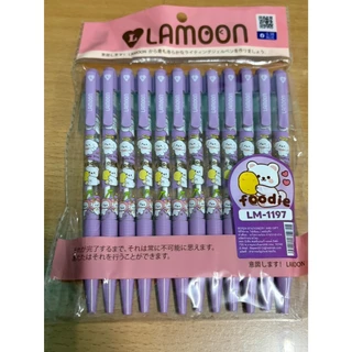 ปากกาลูกลื่น หมึกน้ำเงิน LAMOON หัว 0.38 MM สายมูเตลู