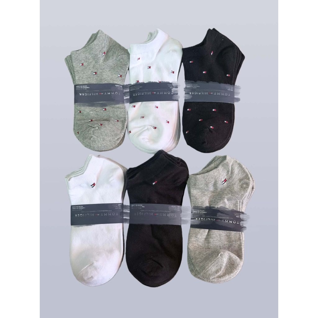 พร้อมส่งถุงเท้า T.M.Y ข้อสั้น ผ้าดี สวย นุ่ม ใส่สบาย ระบายอากาศดี size.34-42 มี2ลายให้เลือกและมีสี ขาว ดำ เทา