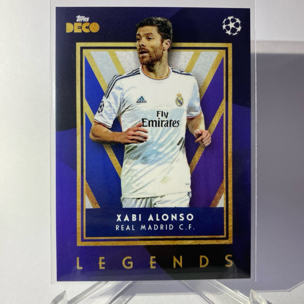 การ์ดนักฟุตบอล XABI ALONSO, REAL MADRID, LEGENDS, TOPPS DECO 2023