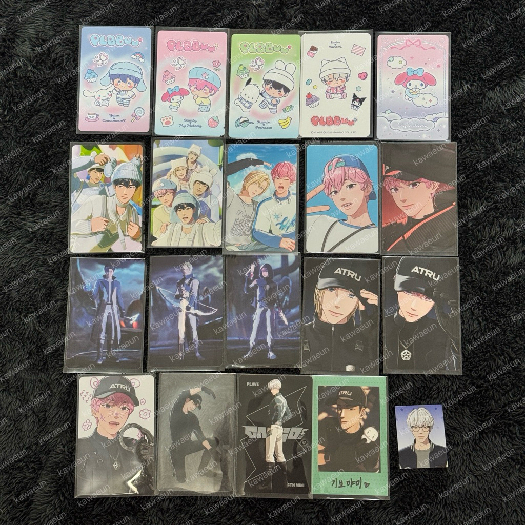 [พร้อมส่ง] การ์ด POB การ์ดอัลบั้ม PLAVE YEJUN NOAH BAMBY EUNHO HAMIN CALIGO PT.2 INVENTORY