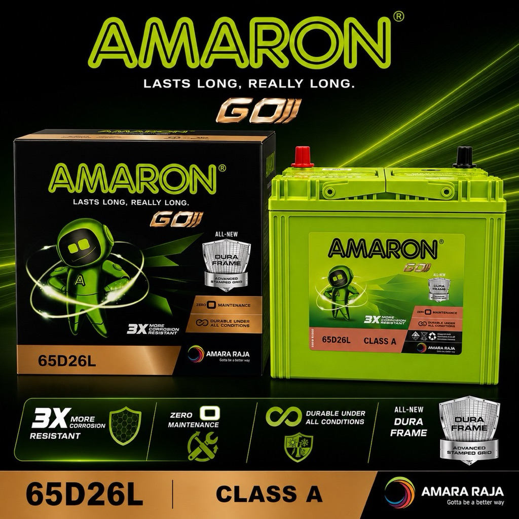 แบตเตอรี่Amaron65D26Lและ65D26R