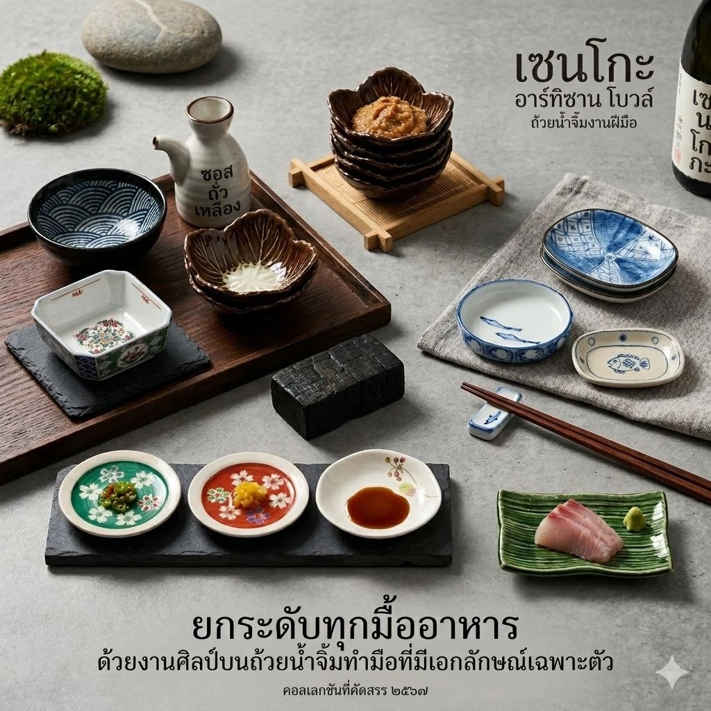 จานรองกระถาง จานจิ๋ว ใบเล็ก เนื้อเซรามิก ถ้วยน้ำจิ้ม stock A5