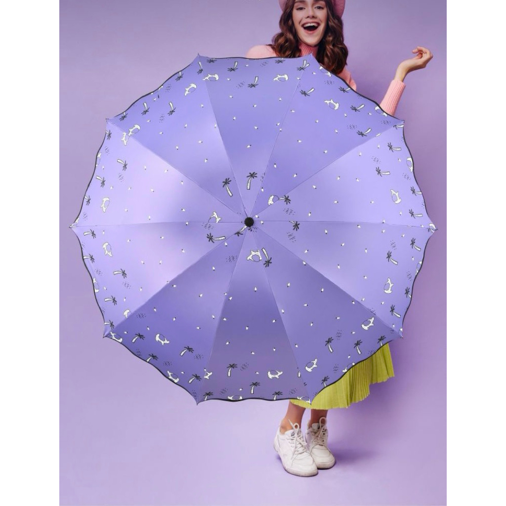 ร่มแฟชั่น ร่มใหญ่ ทน แข็งแรง 10 ก้าน ☔️(  สินค้าส่งจากไทย )กันแดด กันยูวี น้ำหนักเบา แข็งแรง ทนทาน👍🏻👍🏻