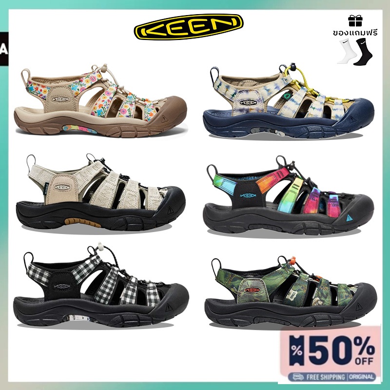 KEEN Newport Retro🔥ของแท้ 100% รองเท้าแตะรัดส้น ลำลอง กีฬา  รองเท้าแตะรัดส้น ชายหญิง รุ่นฮิต
