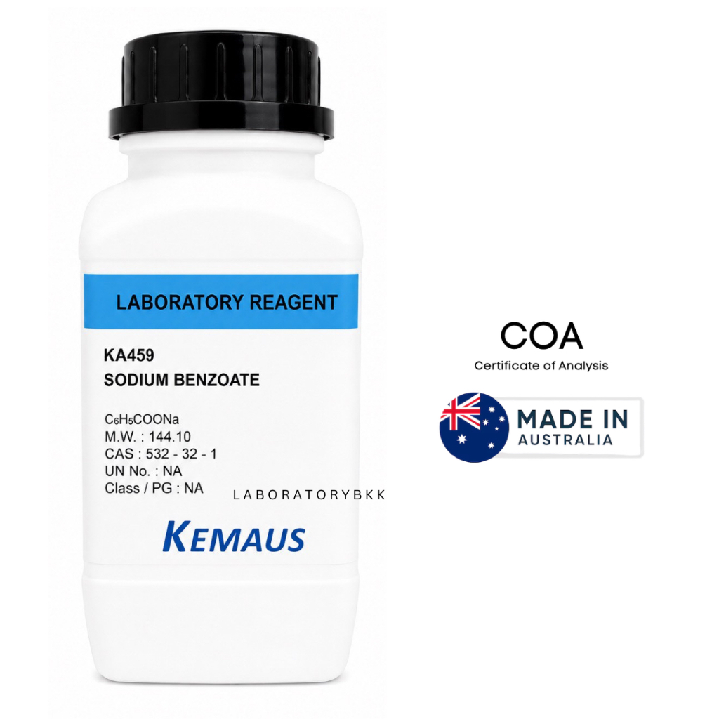 KemAus™ SODIUM BENZOATE 99%, 500 g. พร้อม COA