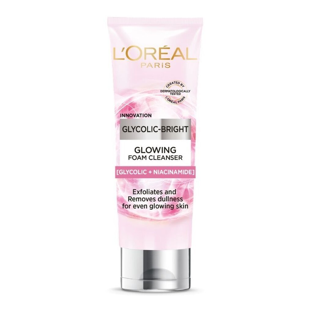 Loreal Paris Glycolic Bright Glowing Daily Cleanser Foam 100 ml