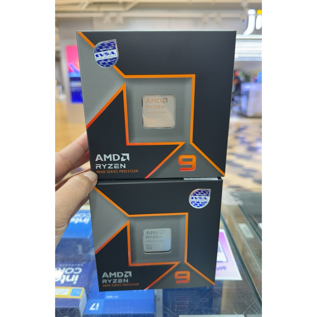 CPU AMD AM5 RYZEN 9 9900X (ไม่มีพัดลมซีพียู)