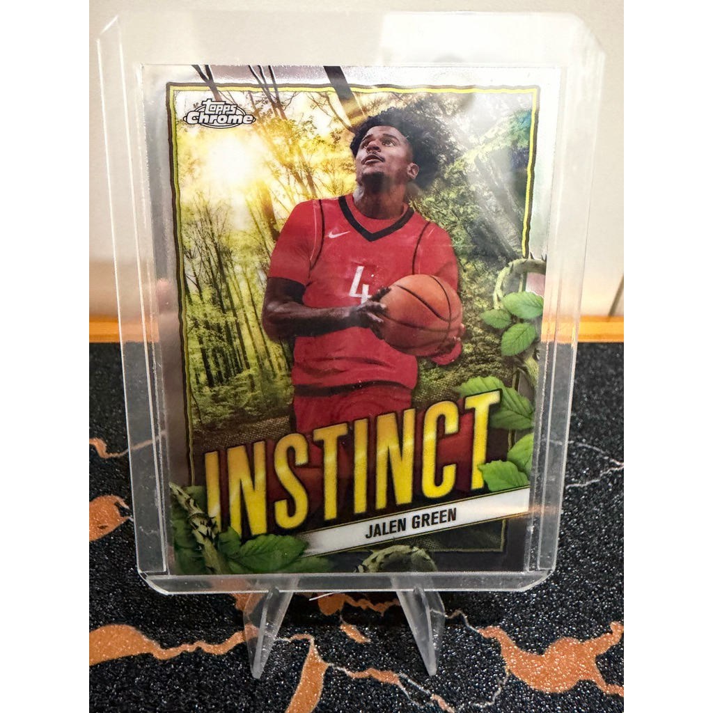 🏀 [🔥 SP Insert! 🔥] Topps Chrome "INSTINCT" Base – JALEN GREEN