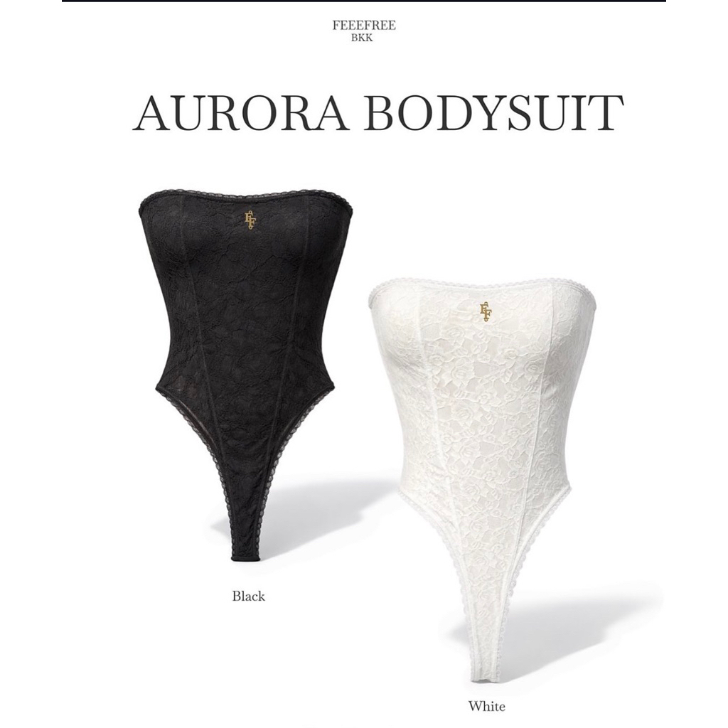 Aurora bodysuit (new in pack )ส่งต่อของแท้จากแบรนด์Feelfree.bkk