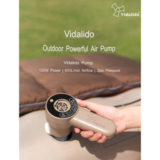 Vidalido Air Pump ปั๊มลมแรงดันสูง สำหรับเติมลมที่นอน และอุปกรณ์ลมหลากหลายชนิด